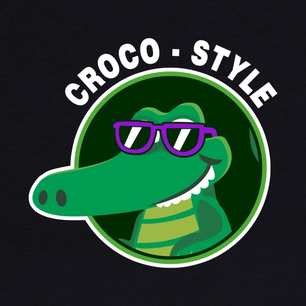 Cool stylish crocodile by Tobias Store